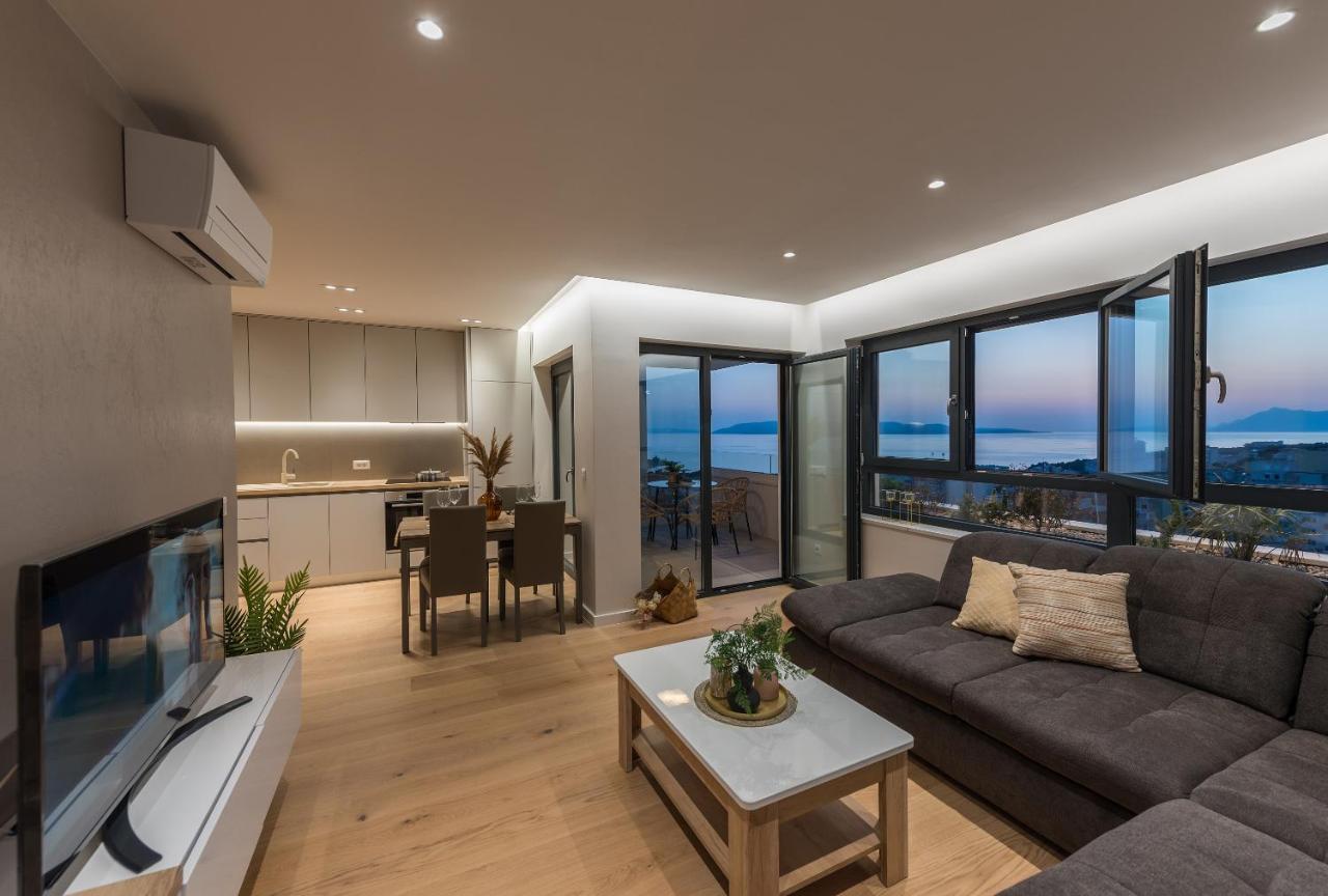 Luxury Apartment See To Sea-Sea&City View Макарська Екстер'єр фото